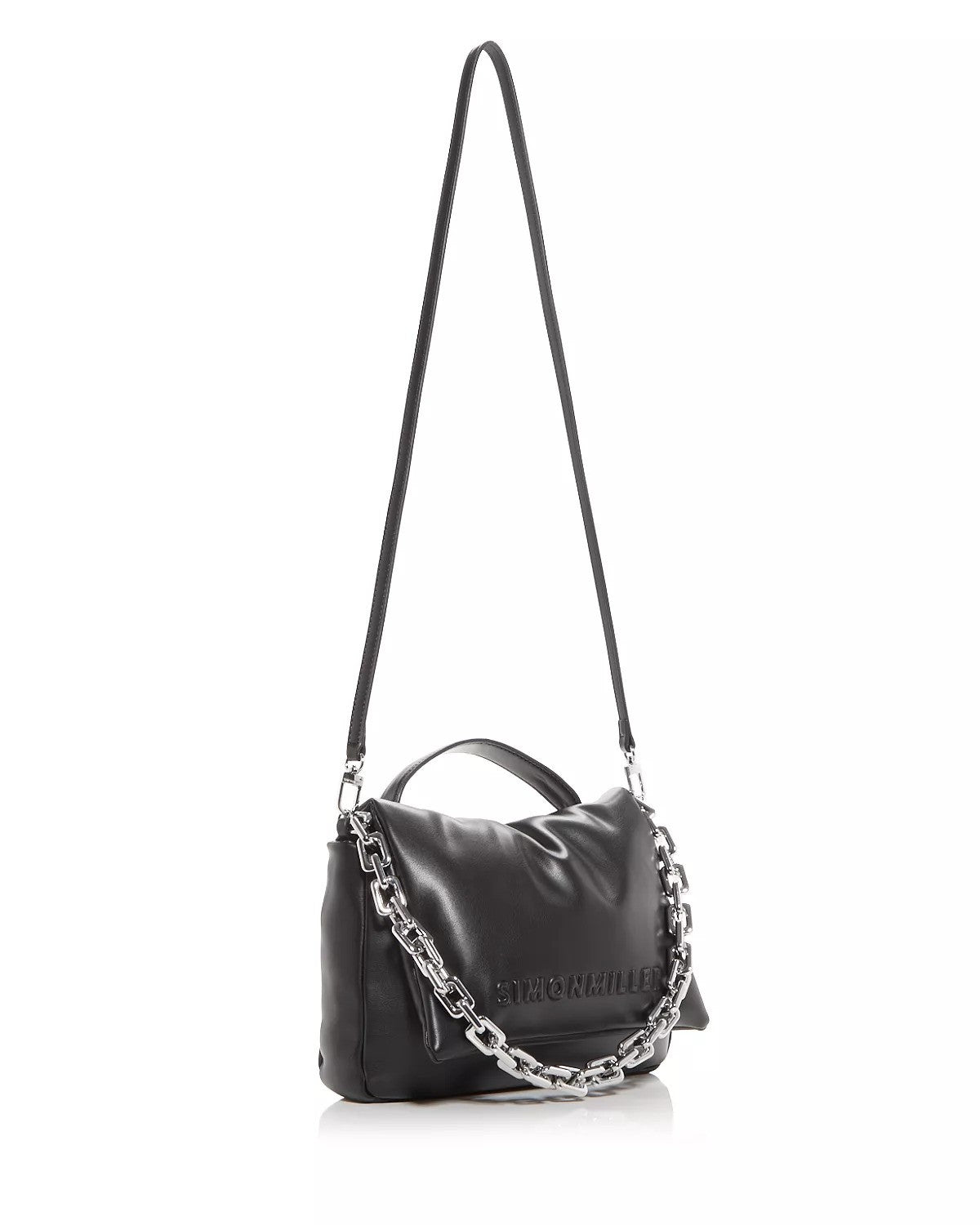 Simon Miller Linked Turnover Faux Leather Shoulder Bag