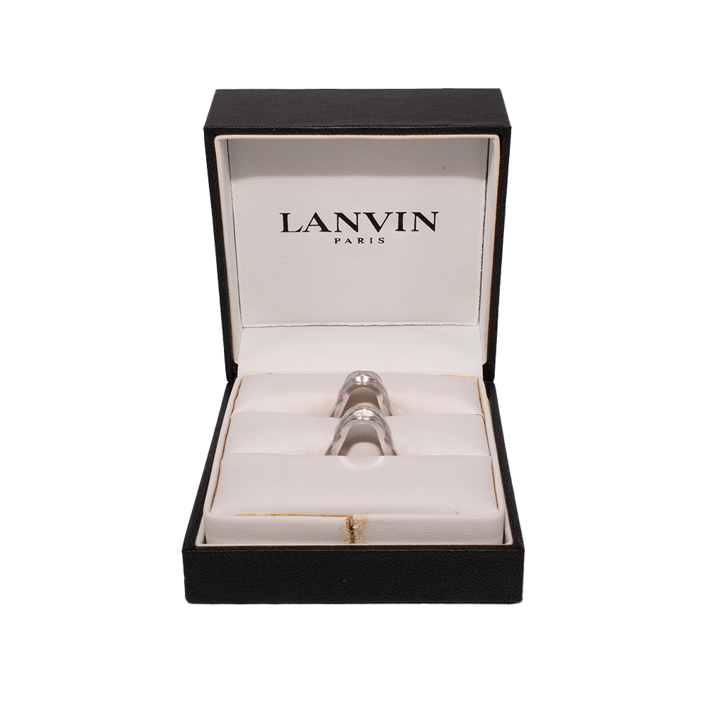 Lanvin Silver Cufflinks