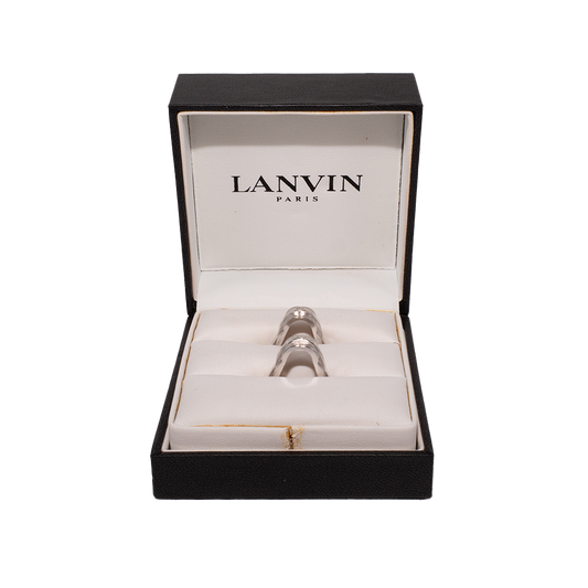 Lanvin Silver Cufflinks