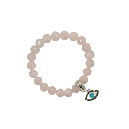 Thomas Sabo Rose Quartz Eye Bracelet