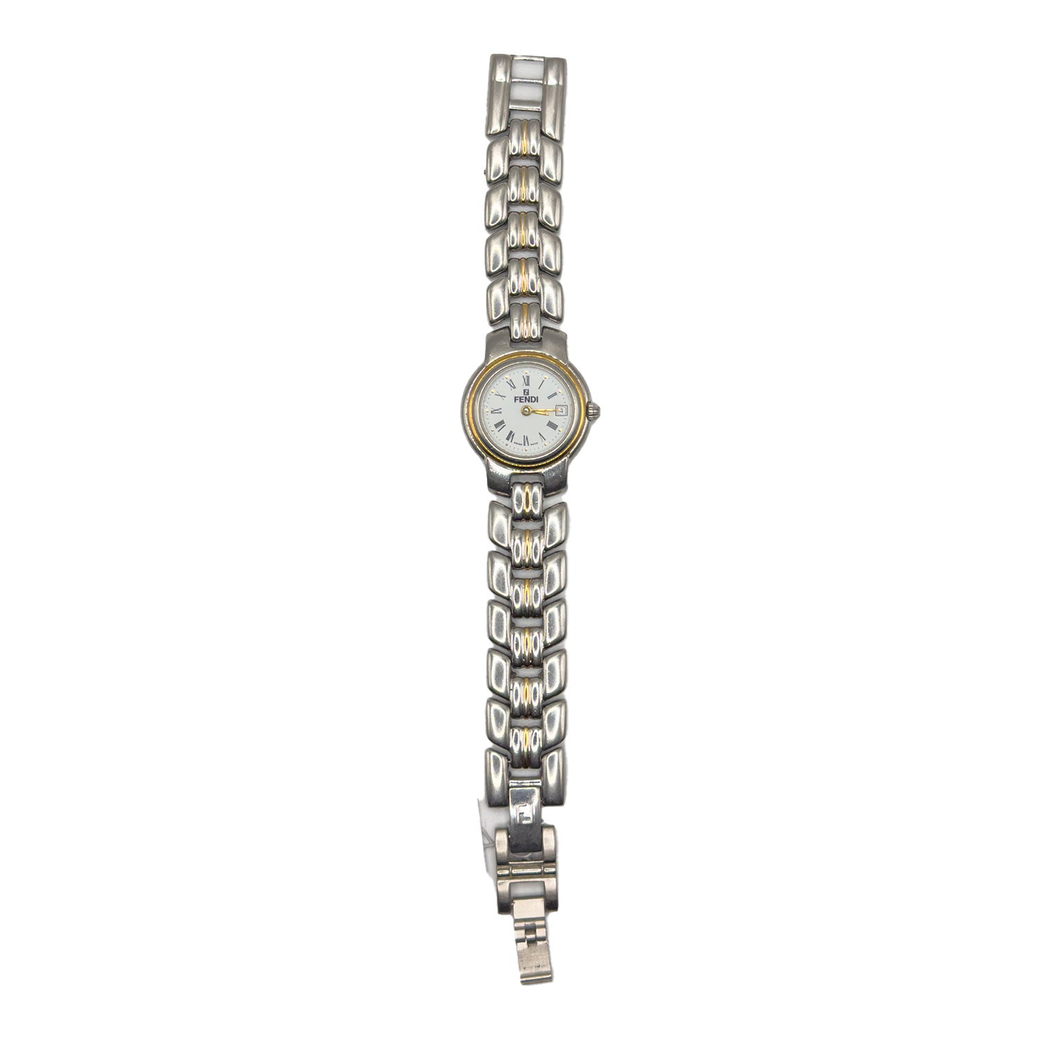 Fendi two tone watch on sale