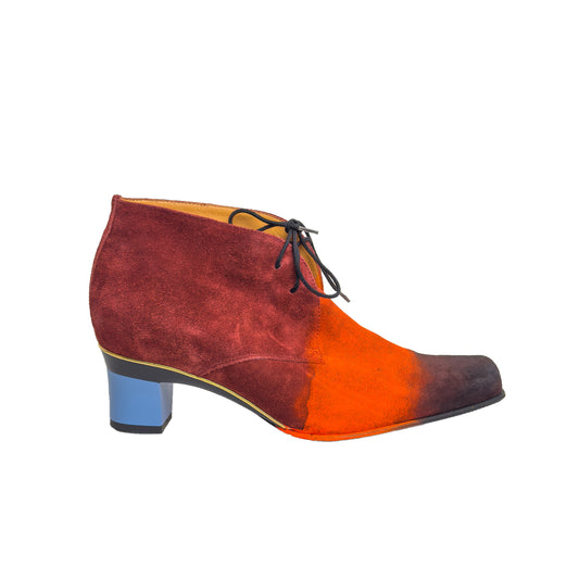 Tanya Heath Splattered Heel Boots - Sz 38.5