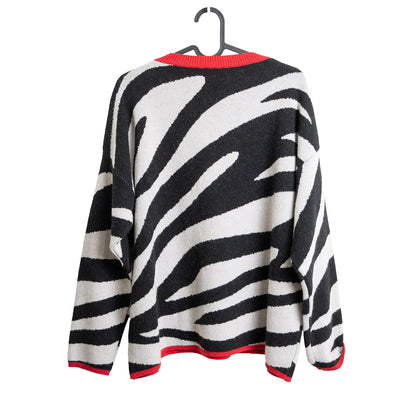 Vicolo Zebra Sweater