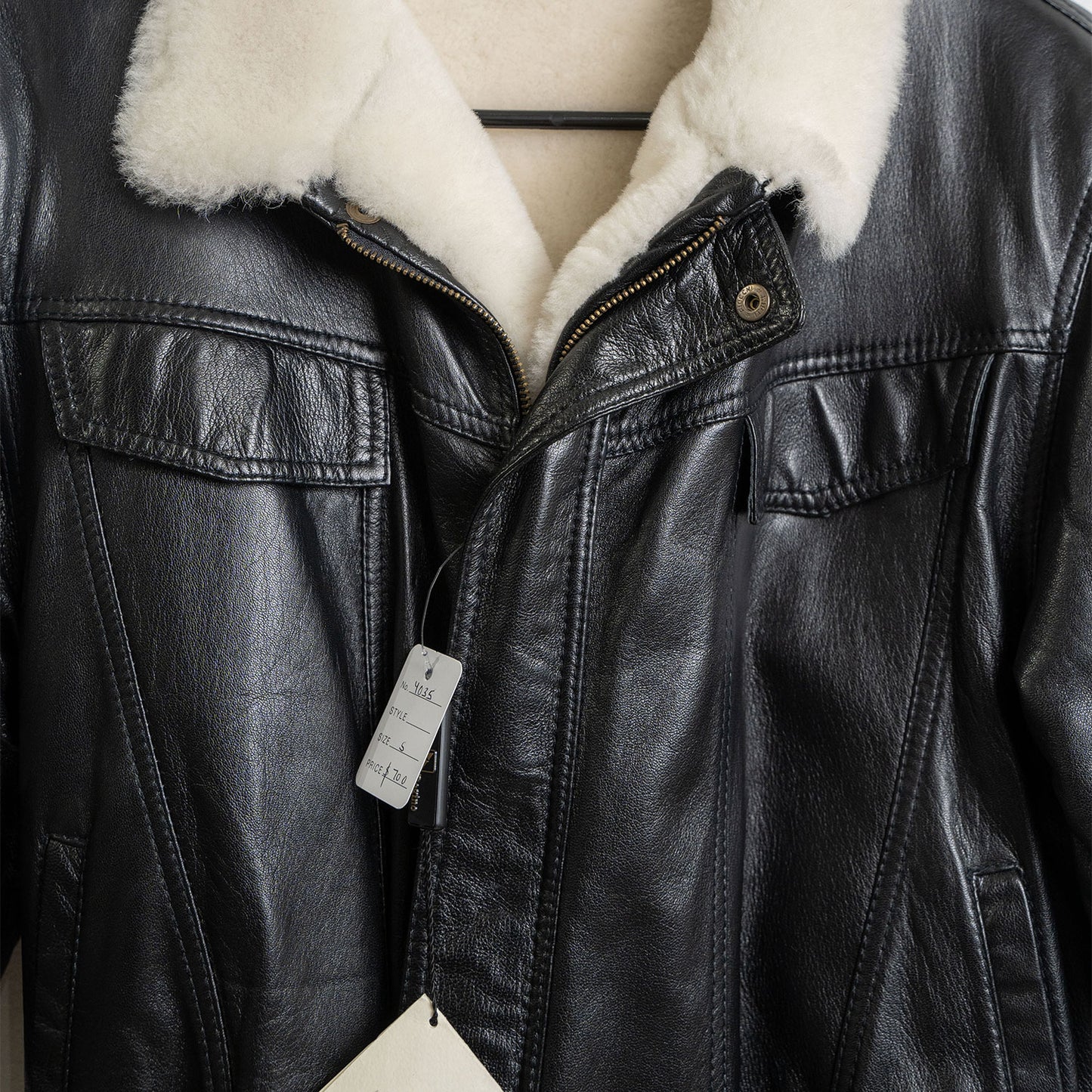 Gianfranco Bogino Leather Sherling Jacket