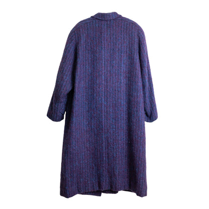Vintage Purple Tweed Coat