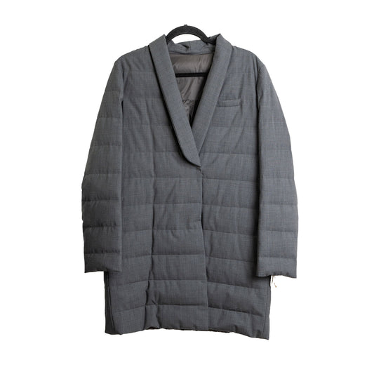 Brunello Cucinelli Grey Blazer Coat