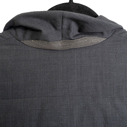 Brunello Cucinelli Grey Blazer Coat