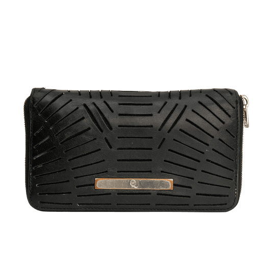 Alexander McQueen Black Leather Wallet
