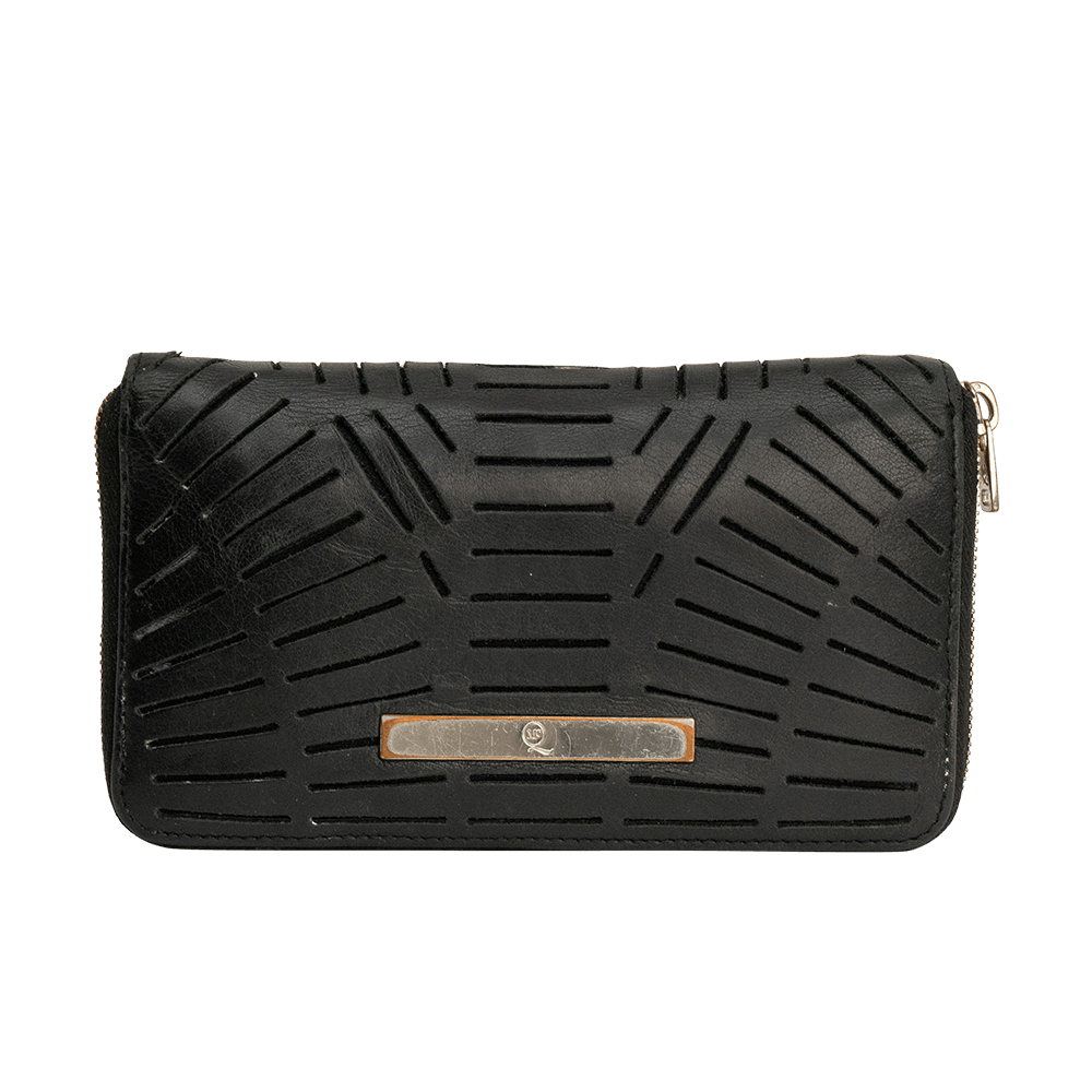Alexander McQueen Black Leather Wallet