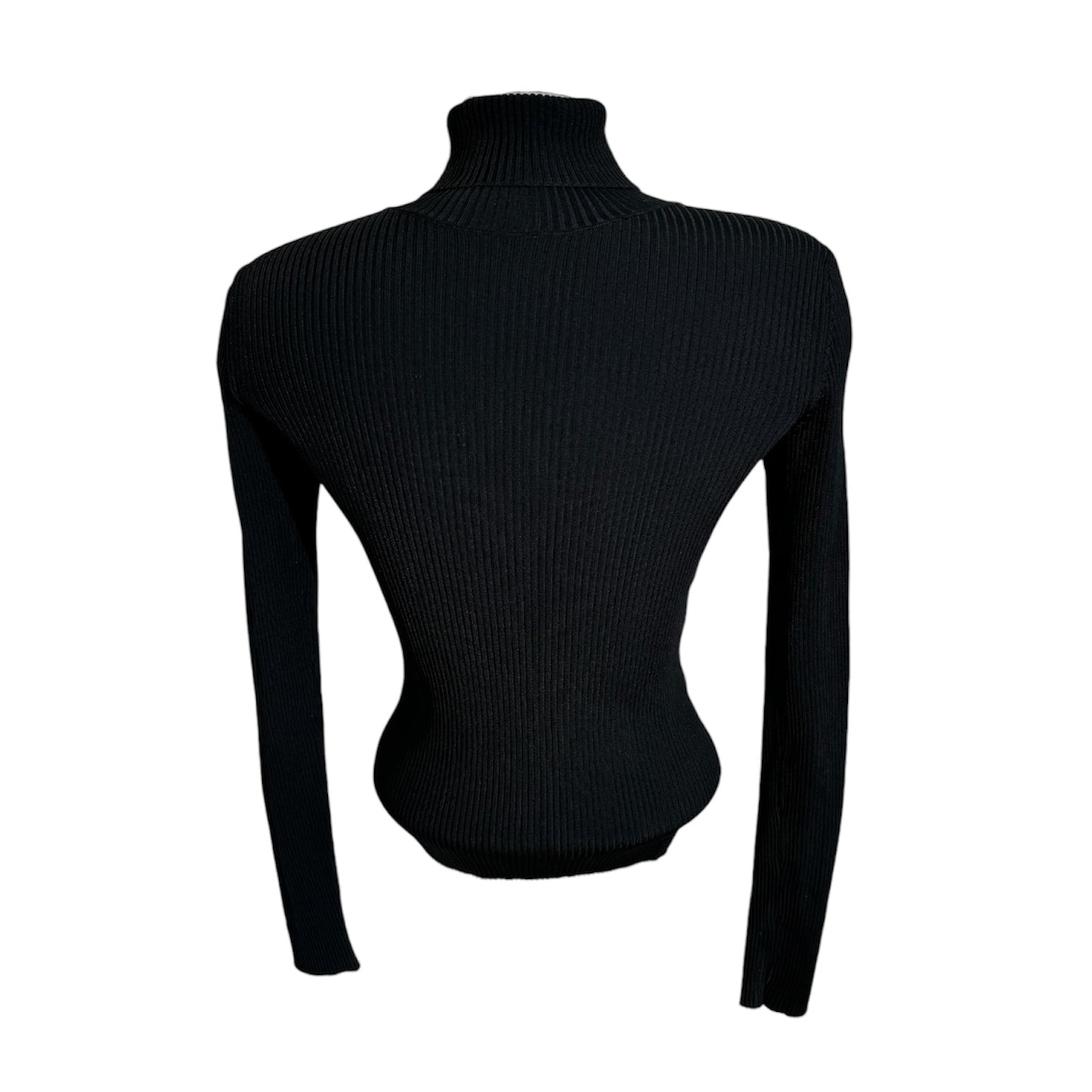 Balenciaga Black Logo Turtleneck