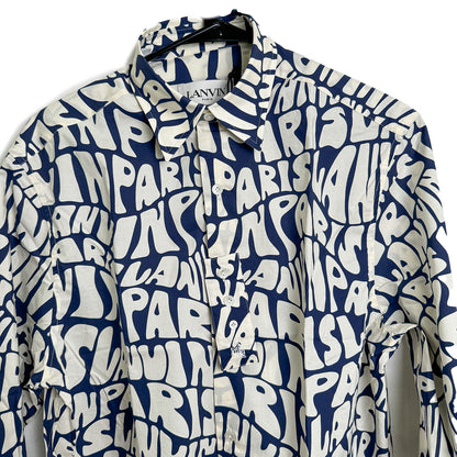 Lanvin Graphic Button Shirt - Size 38