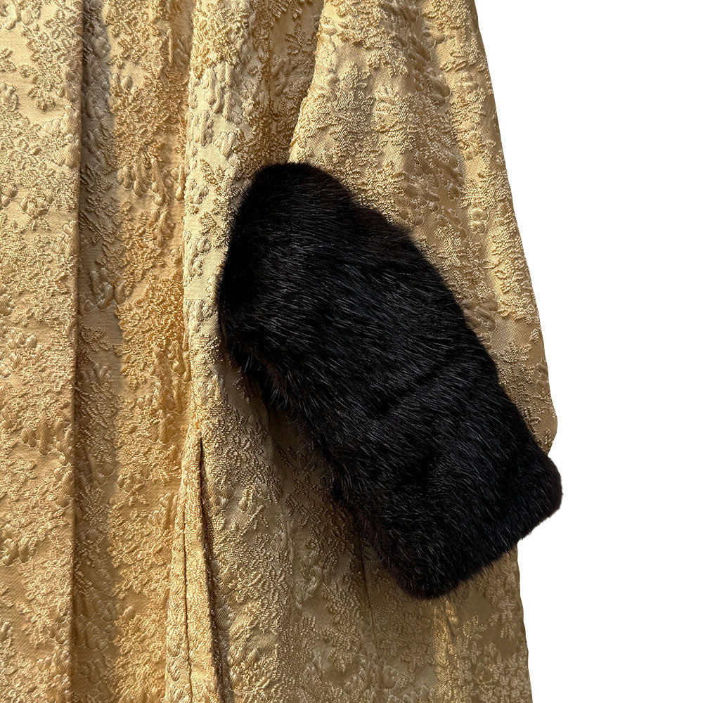 Eatons Gold Coat w/ Black Fur