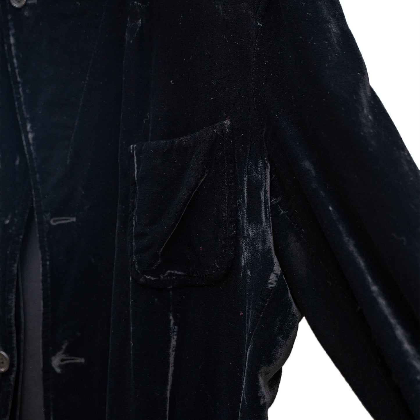 Comme Des Garcons SHIRT Black Felt Overshirt Jacket