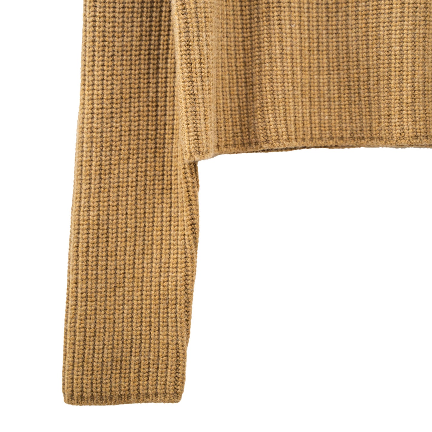 Eric Bompard Beige/Gold Knit Pullover Sweater