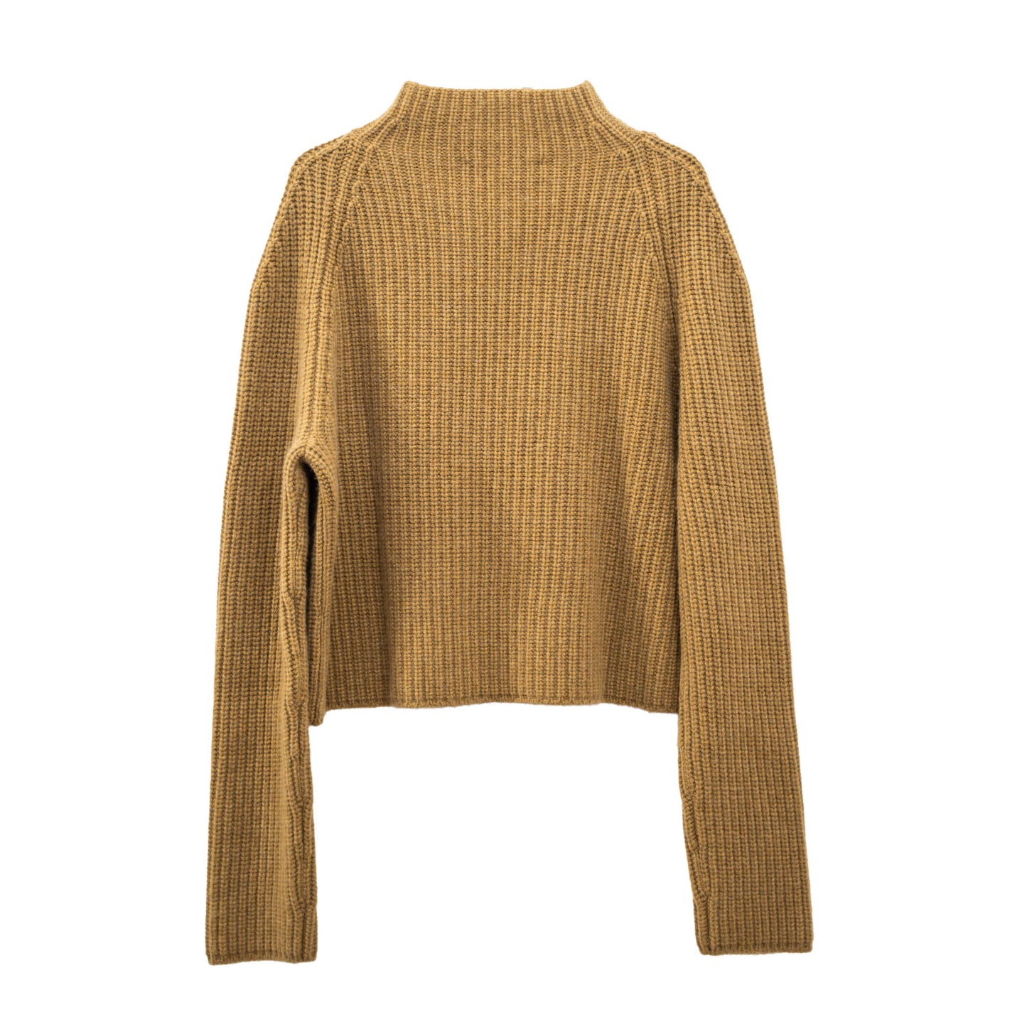Eric Bompard Beige/Gold Knit Pullover Sweater