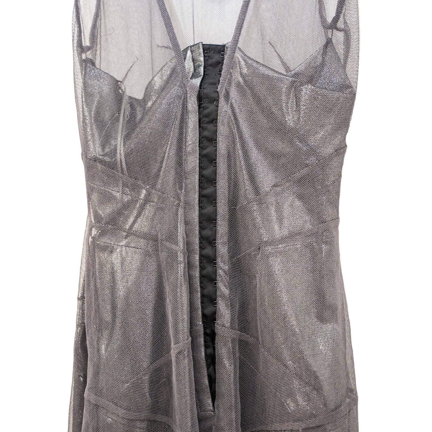 Dolce & Gabbana Silver Evening Dress