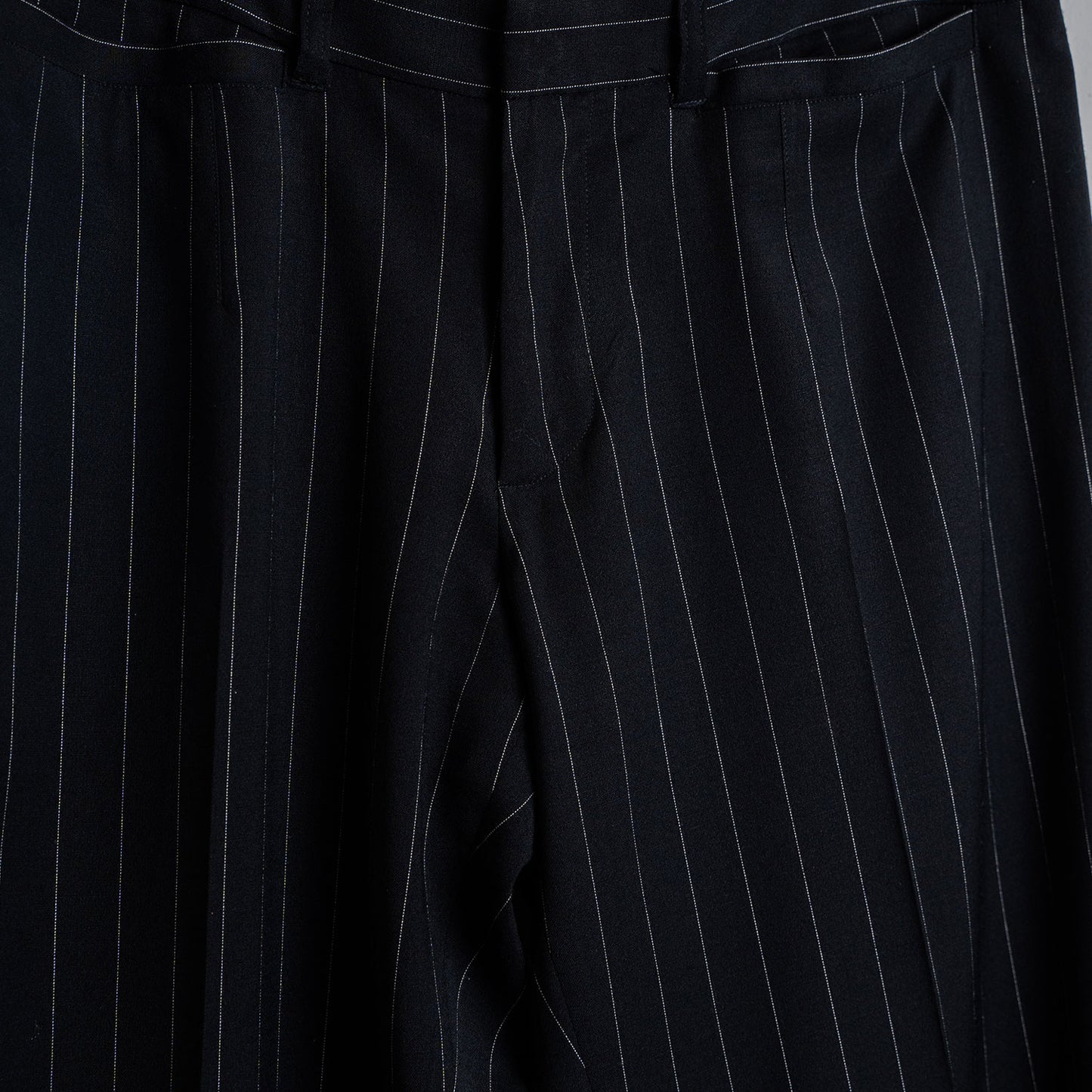 Dolce & Gabbana Pinstripe Black Dress Pants