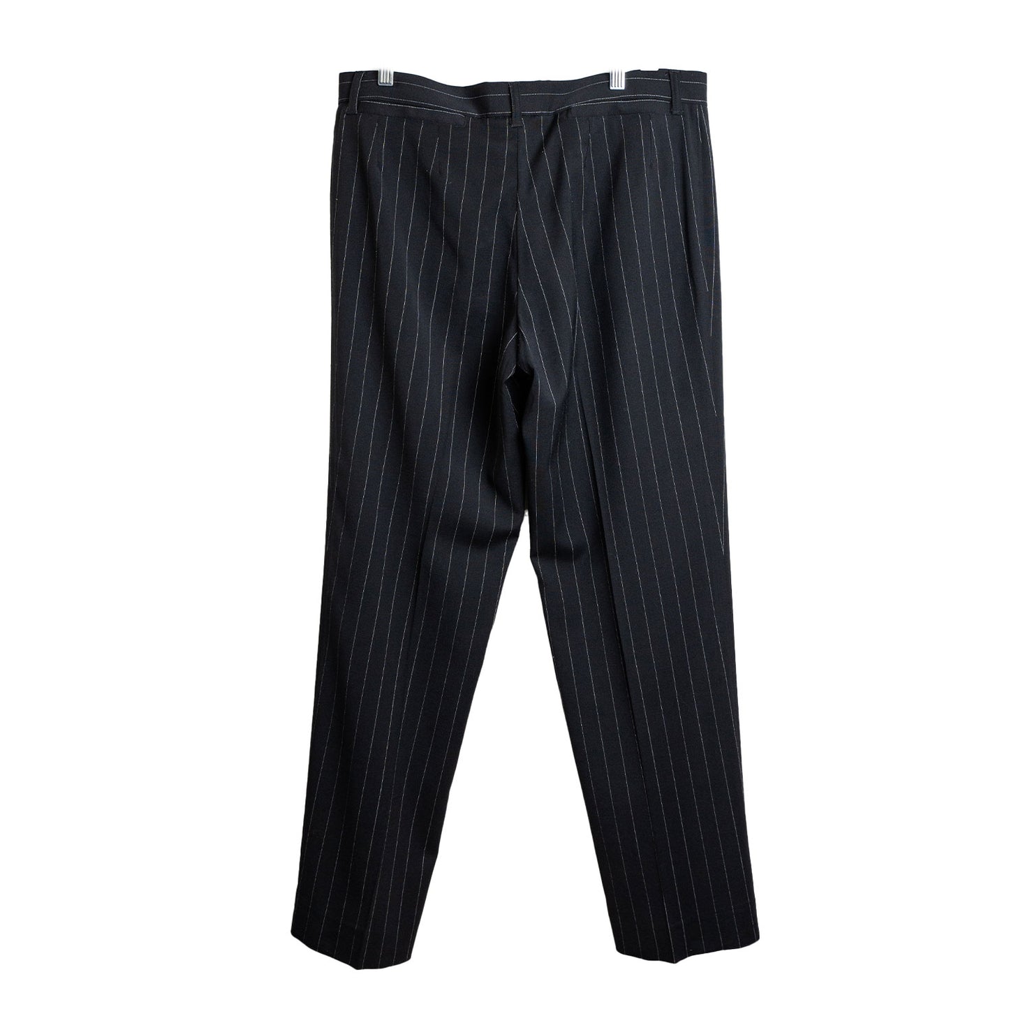 Dolce & Gabbana Pinstripe Black Dress Pants