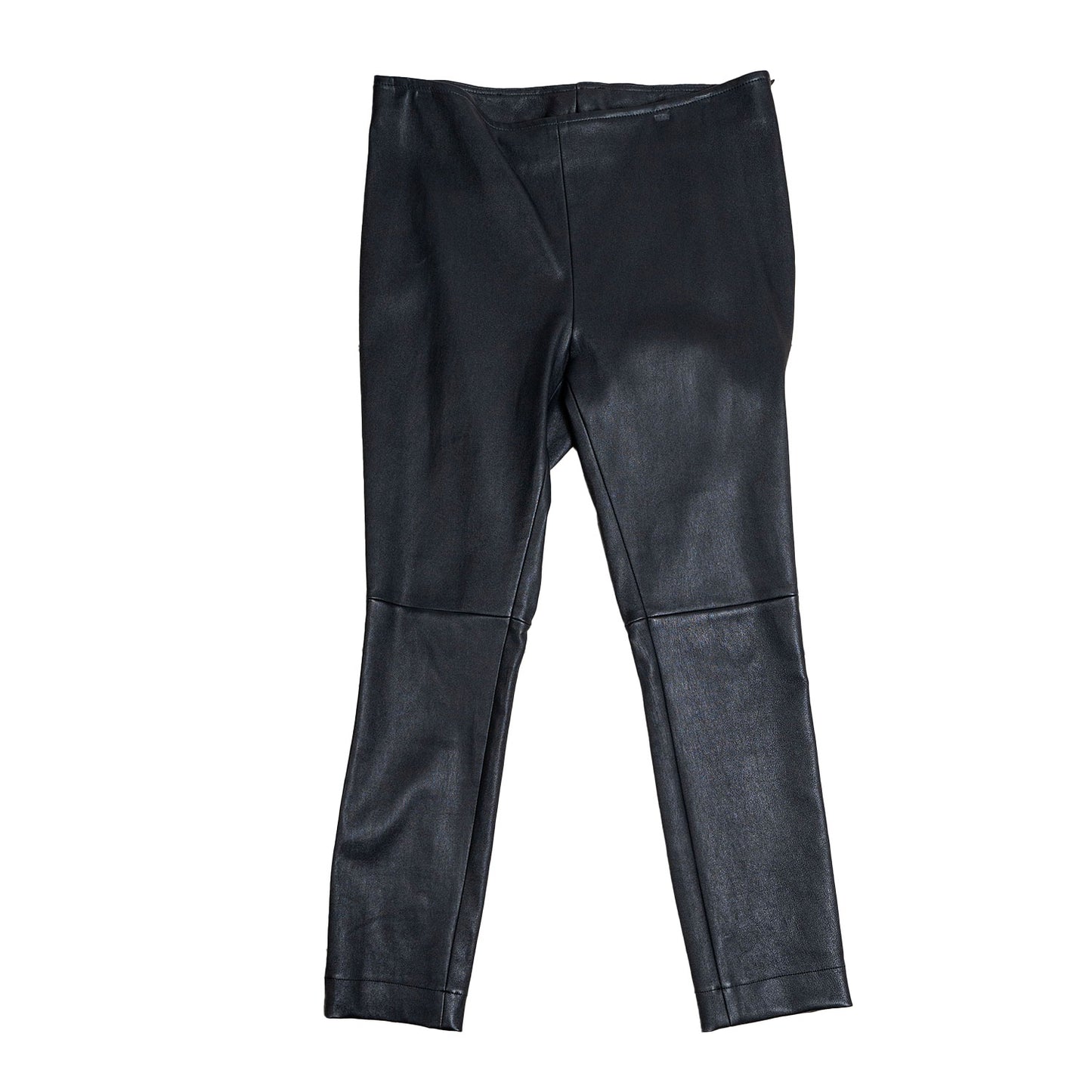 Akris Punto Black Leather Pants