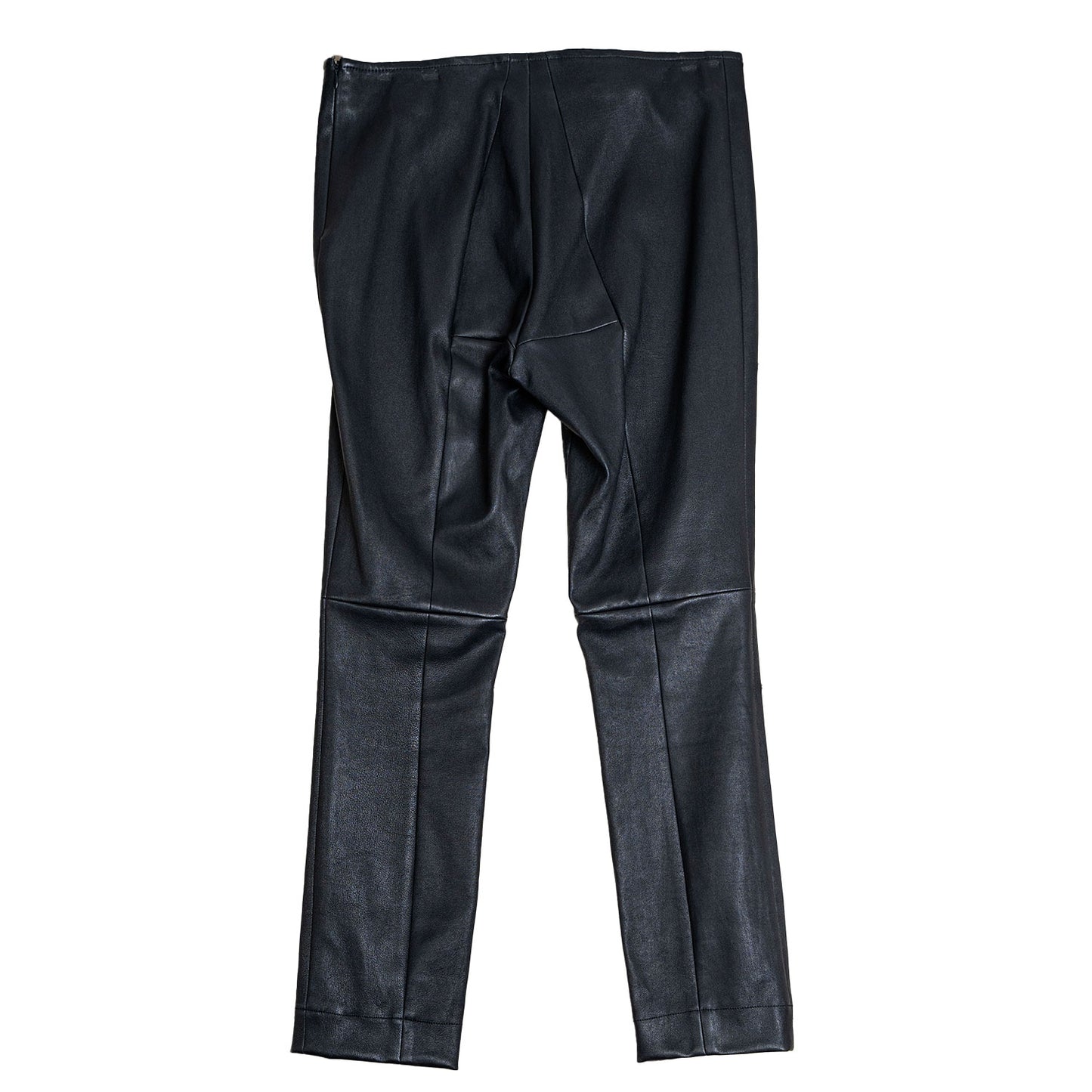 Akris Punto Black Leather Pants