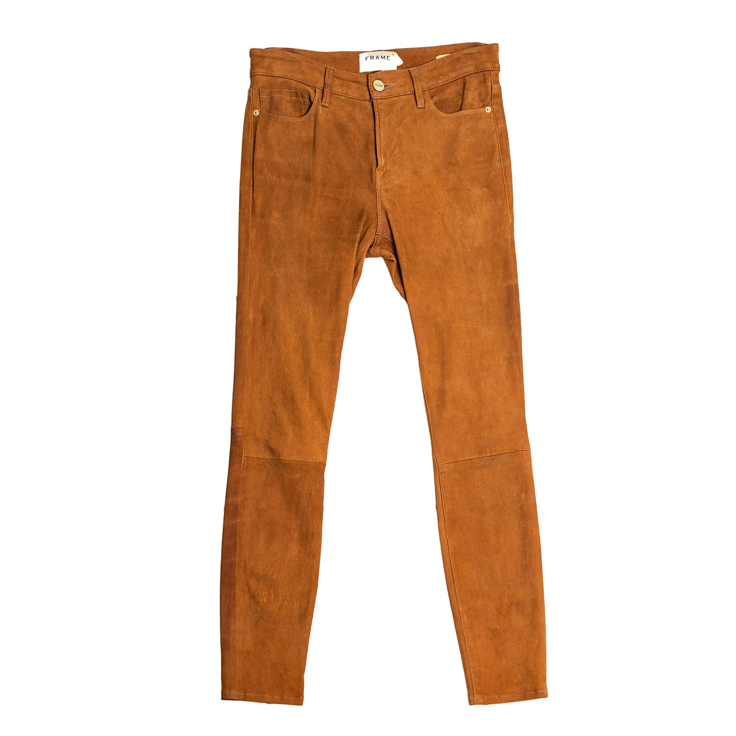 Frame Denim Brown Suede Pants
