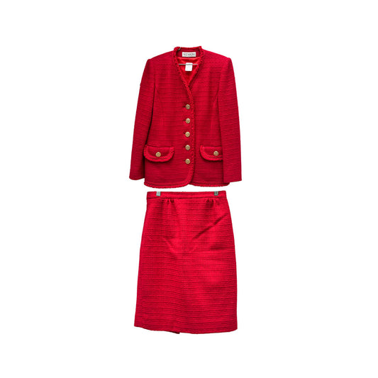 Weinburg Paris Red Blazer + Skirt