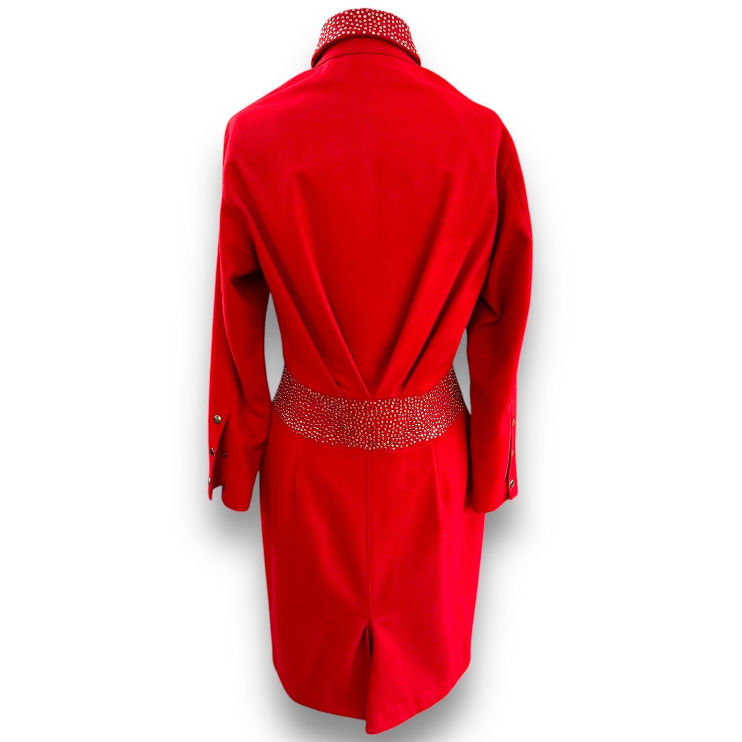 Red Claude Montana Dress