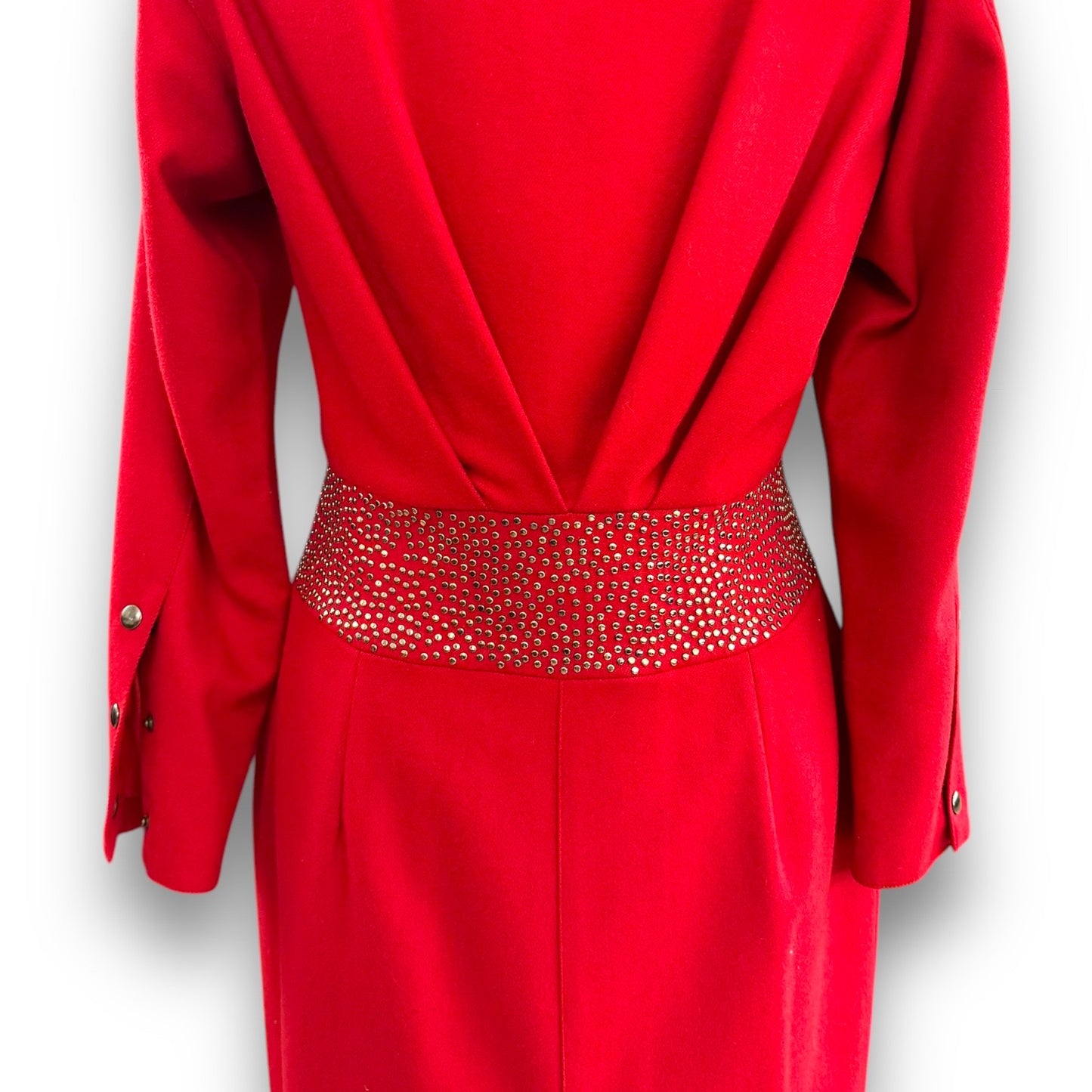 Red Claude Montana Dress