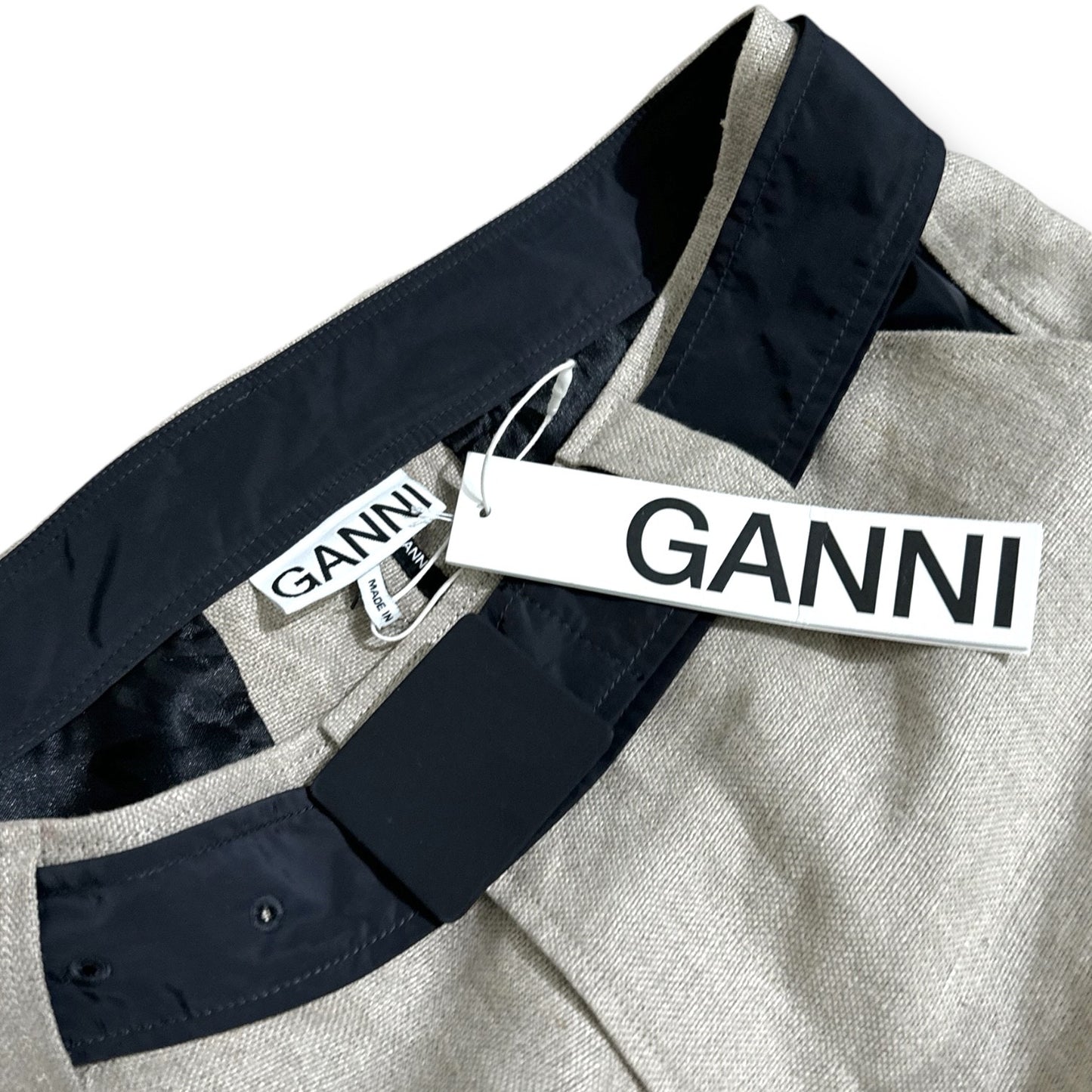 GANNI Linen Pants