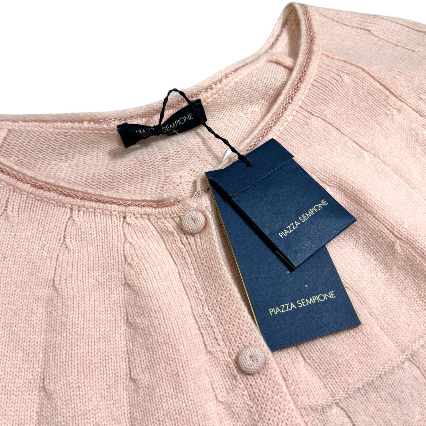 Piazza Sempione Pink Cashmere Sweater