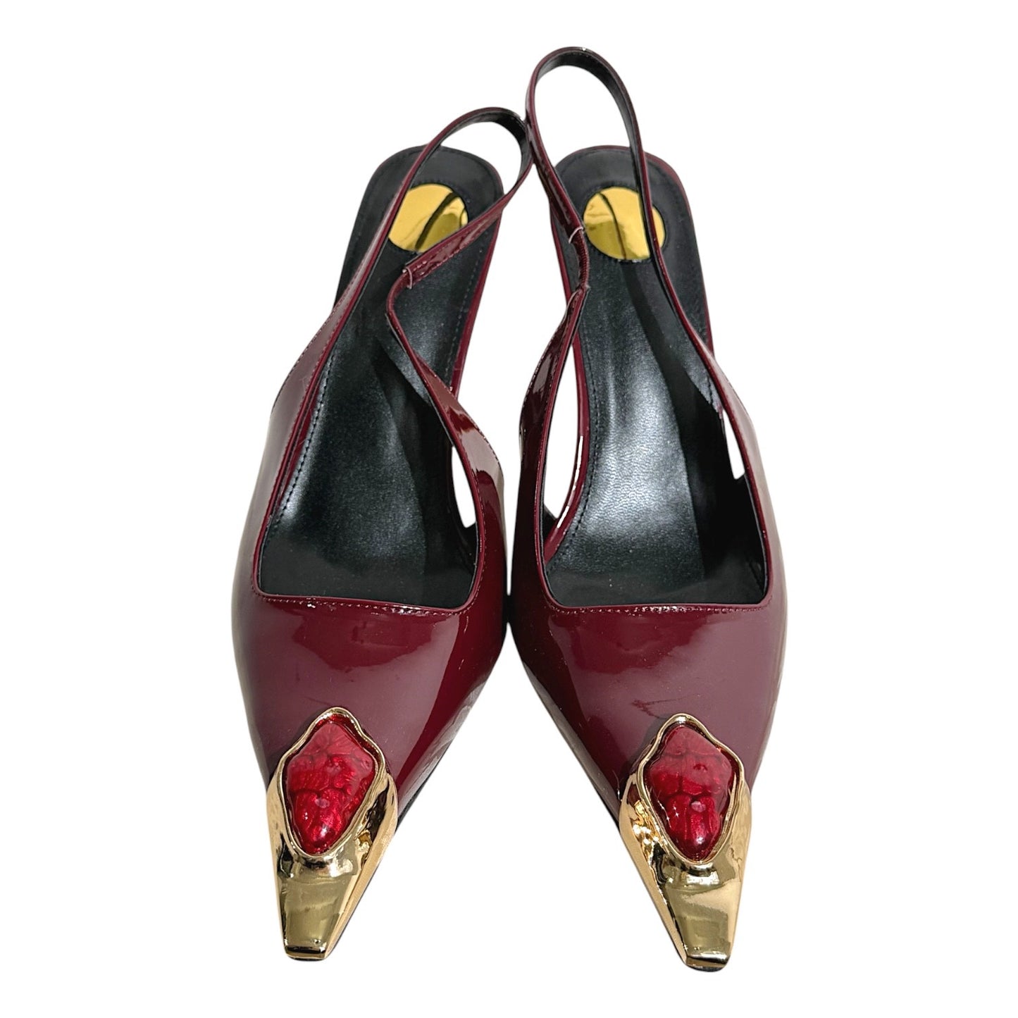 Burgundy Luxury Slingback Heel