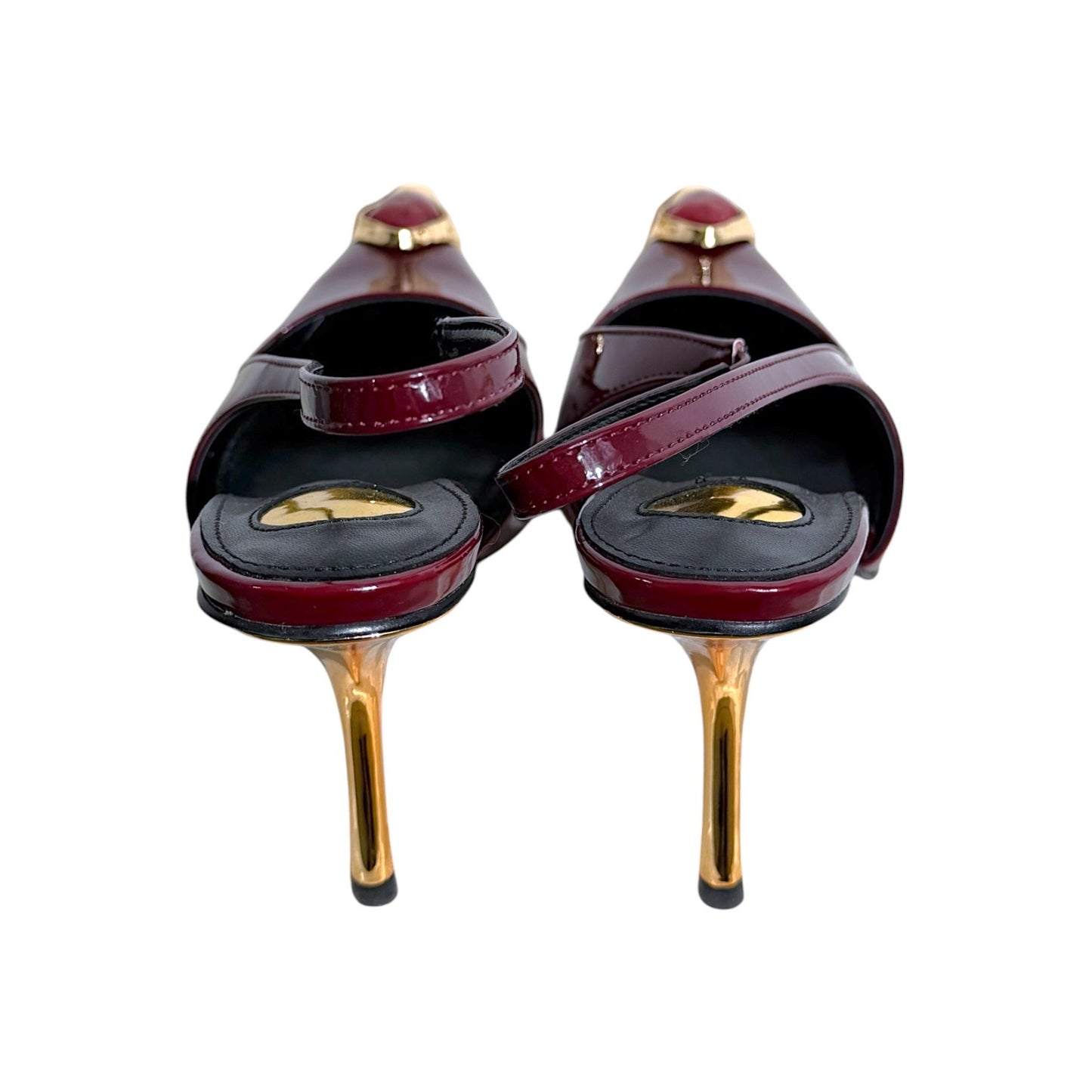 Burgundy Luxury Slingback Heel