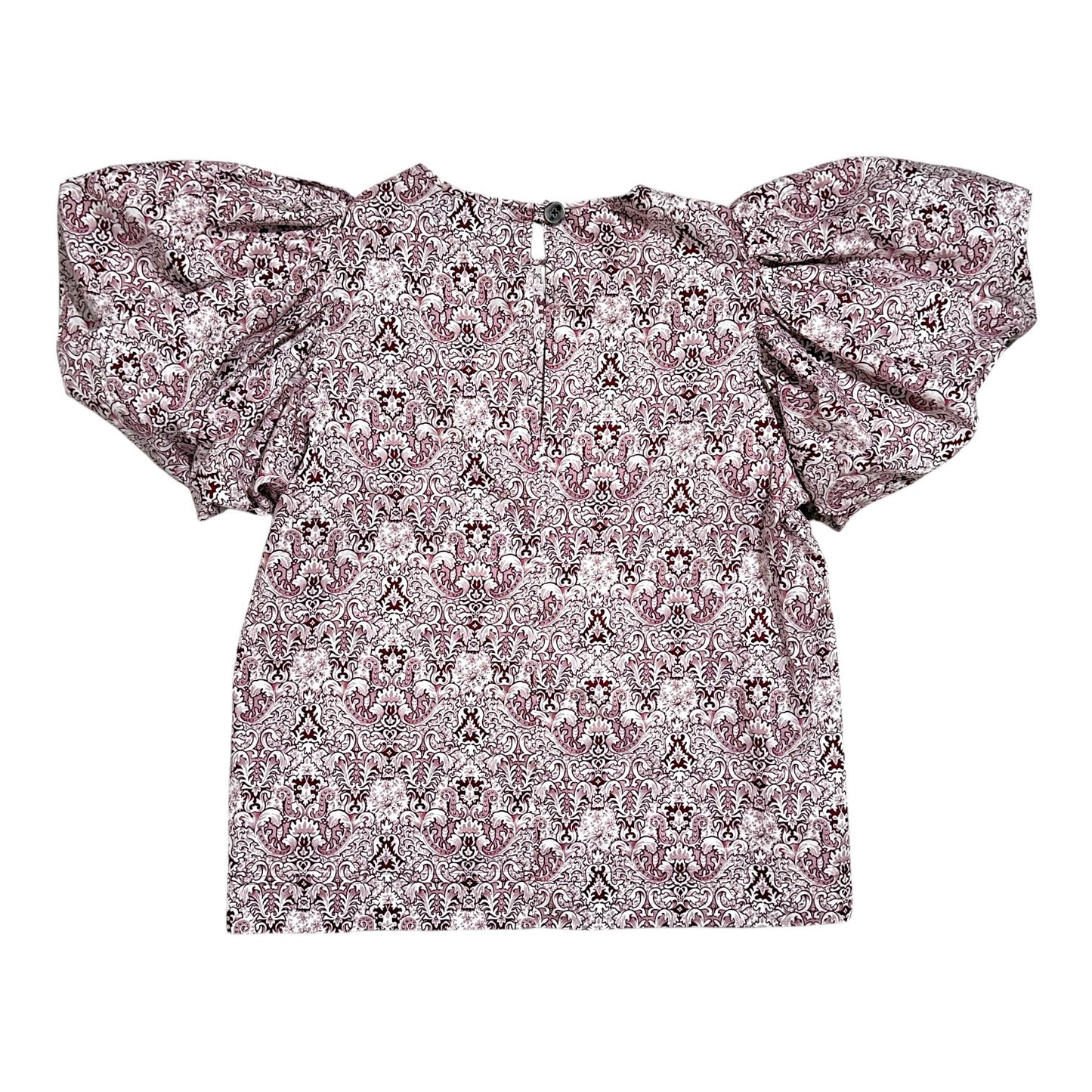 Nackiye Paisley Puff Sleeve Top