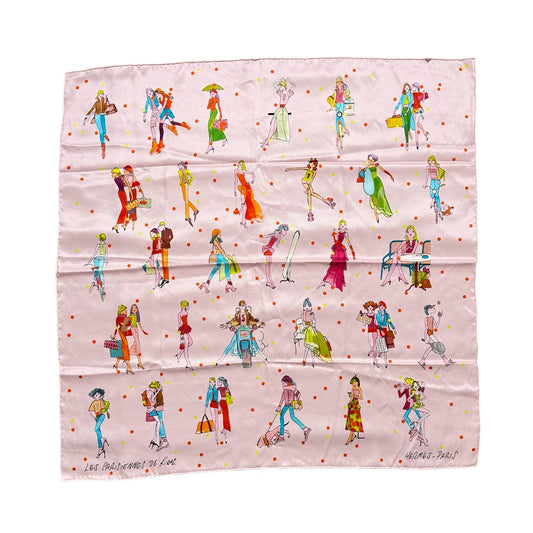 Pink Hermes Scarf