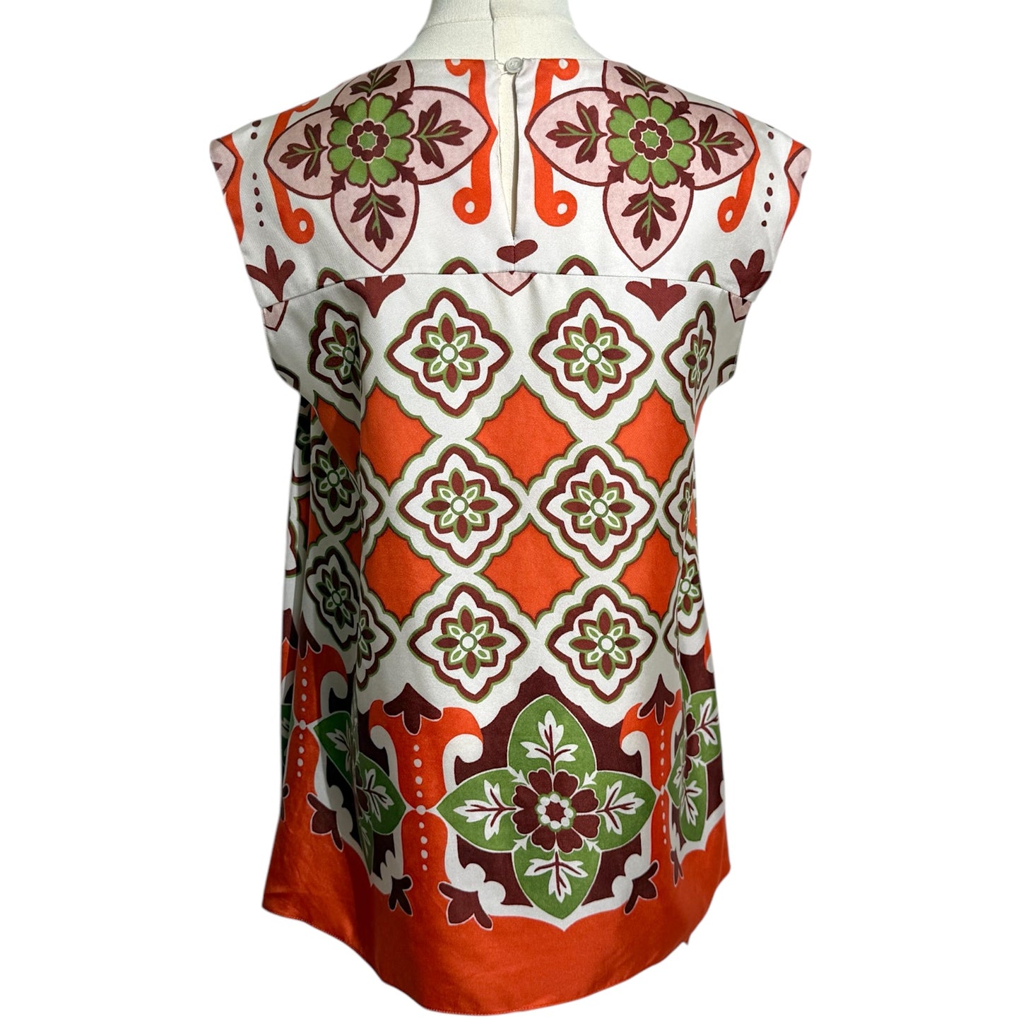 Double J silk sleeveless blouse