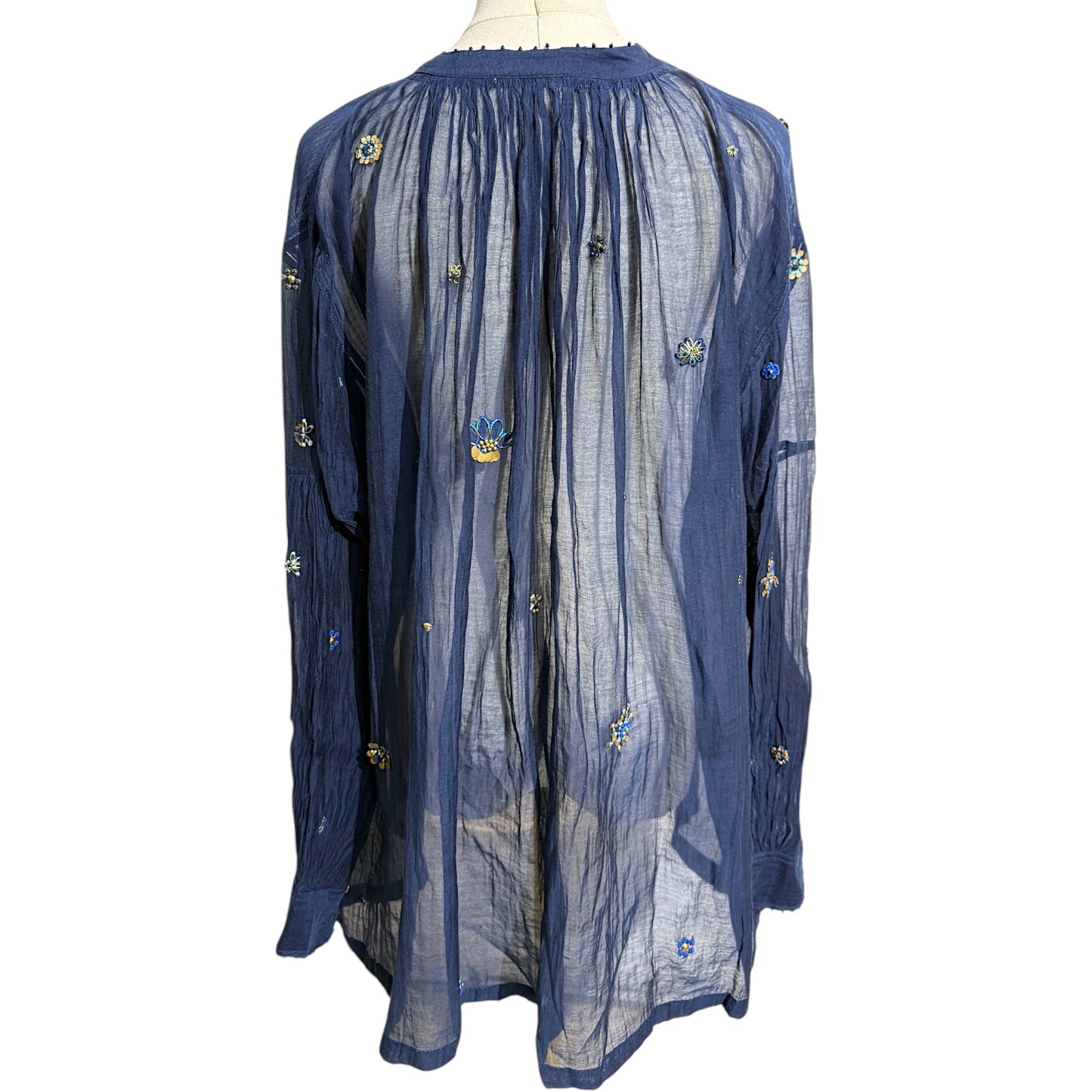 Pero Sheer Embroidered Blouse