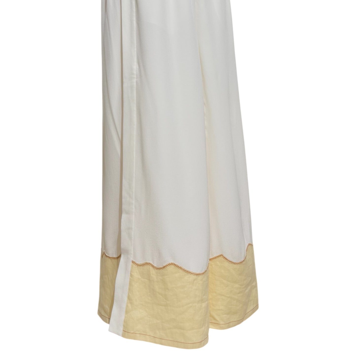 Chloe Cream & White Capris