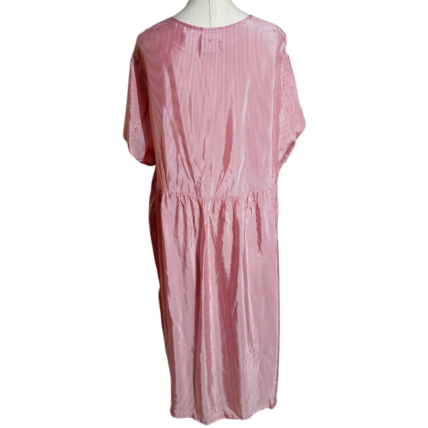 Gallego Desportes Striped Babydoll Dress