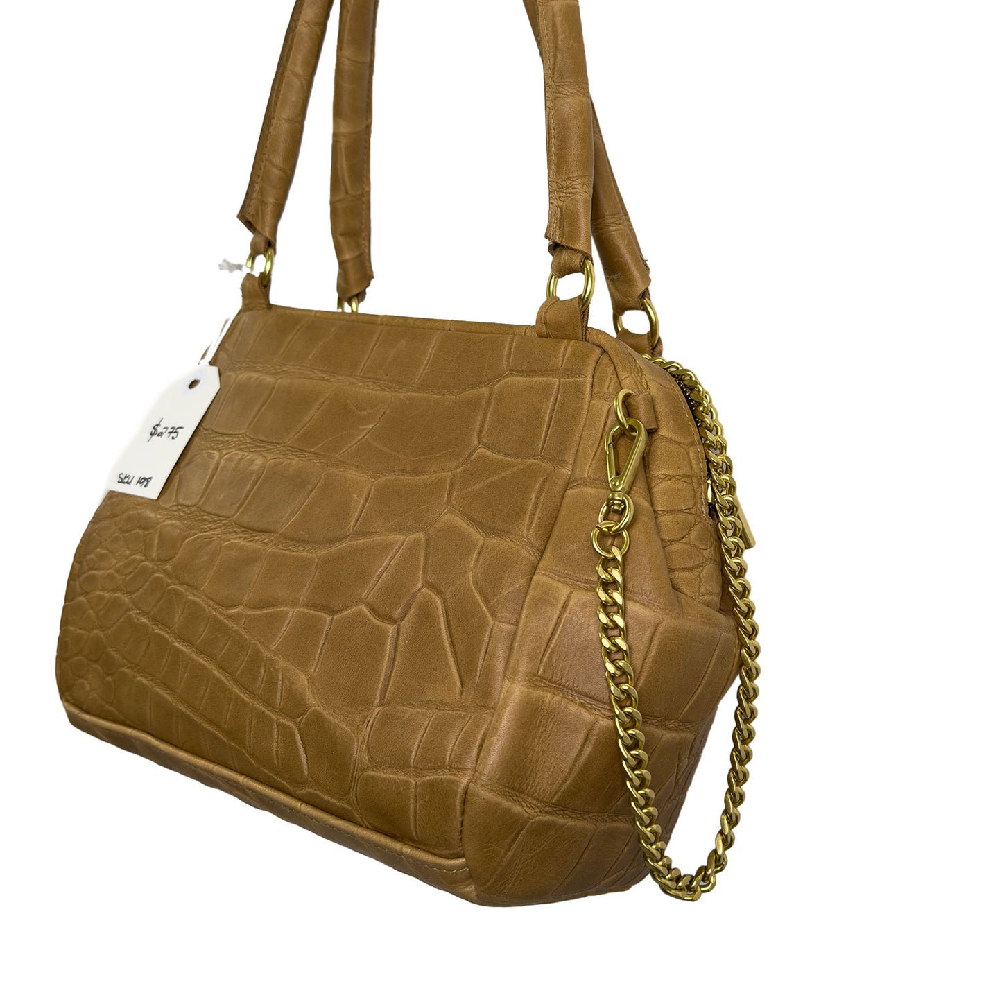 Opelle Croc Beige Purse