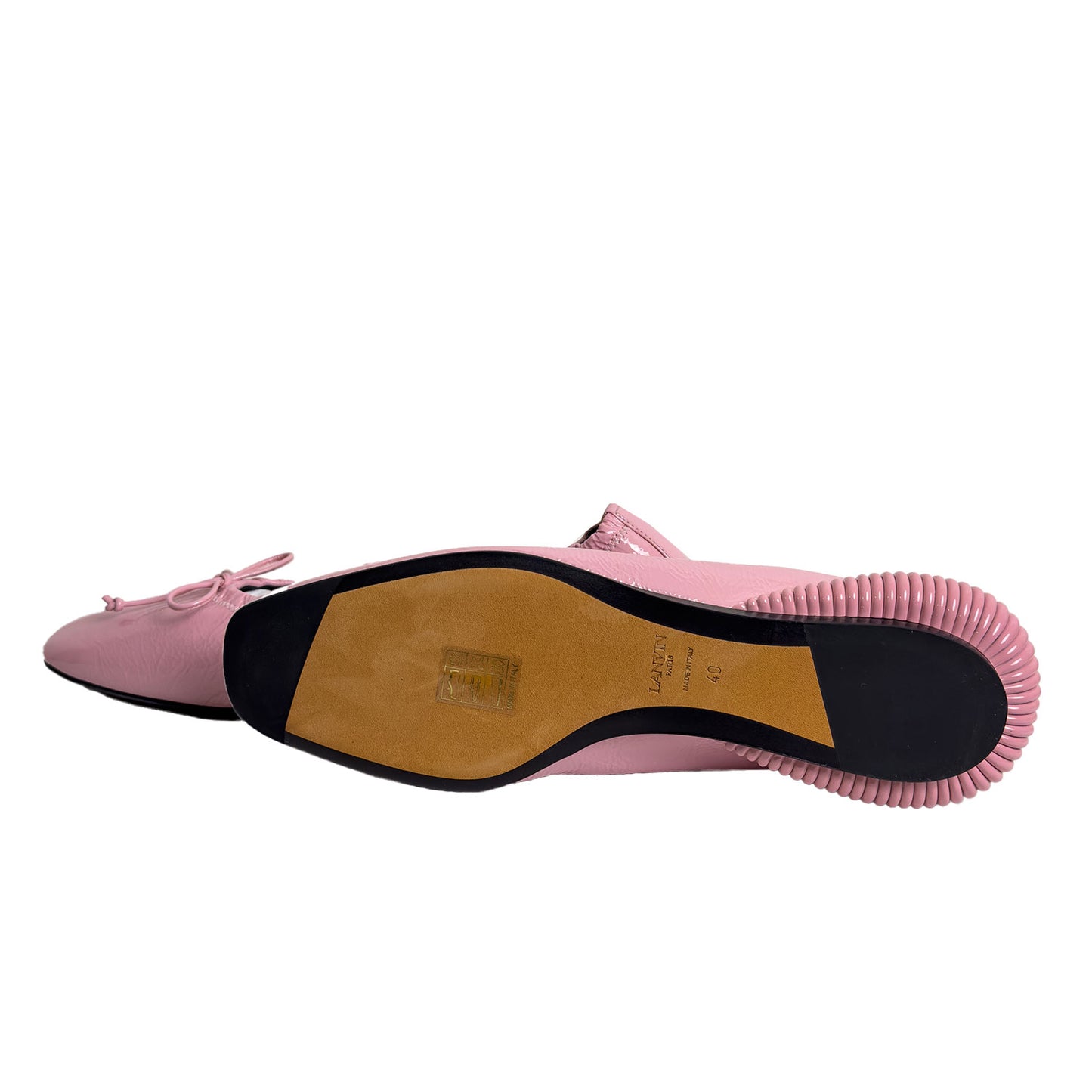 Lanvin Paris Bubble Gum Pink Ballerina Flats w/ Box + Dust Bag - Size 40
