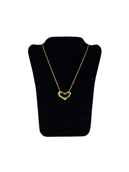 24K Gold plated Heart Pendant Necklace