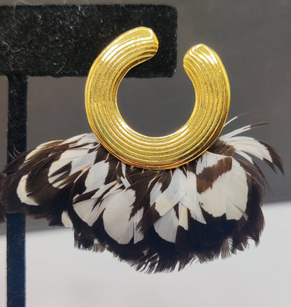 Gas Bijoux Positano Feather Earrings