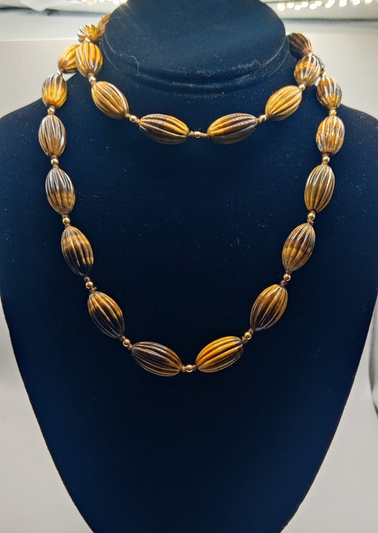 Tiger Eye Stone Necklace