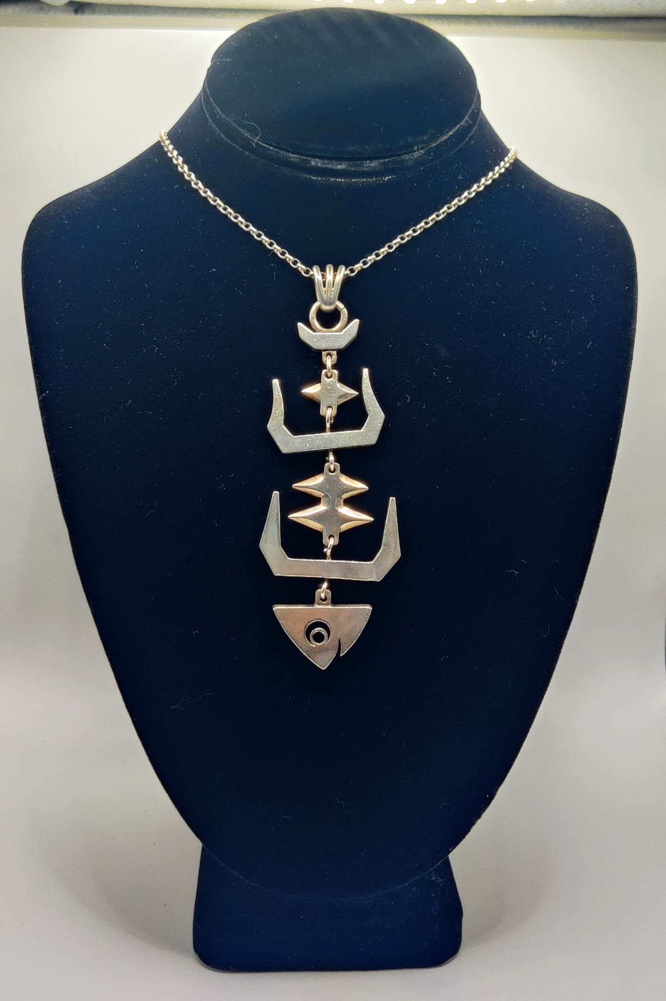 925 Silver Fish Pendant Necklace
