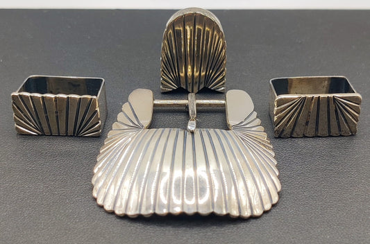 925 Silver Jerry Werite Buckle Set
