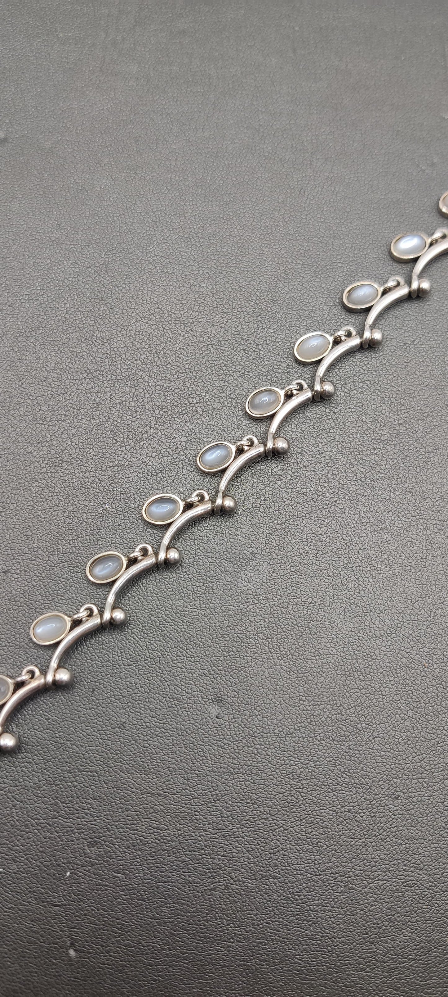 925 Silver Moonstone Bracelet