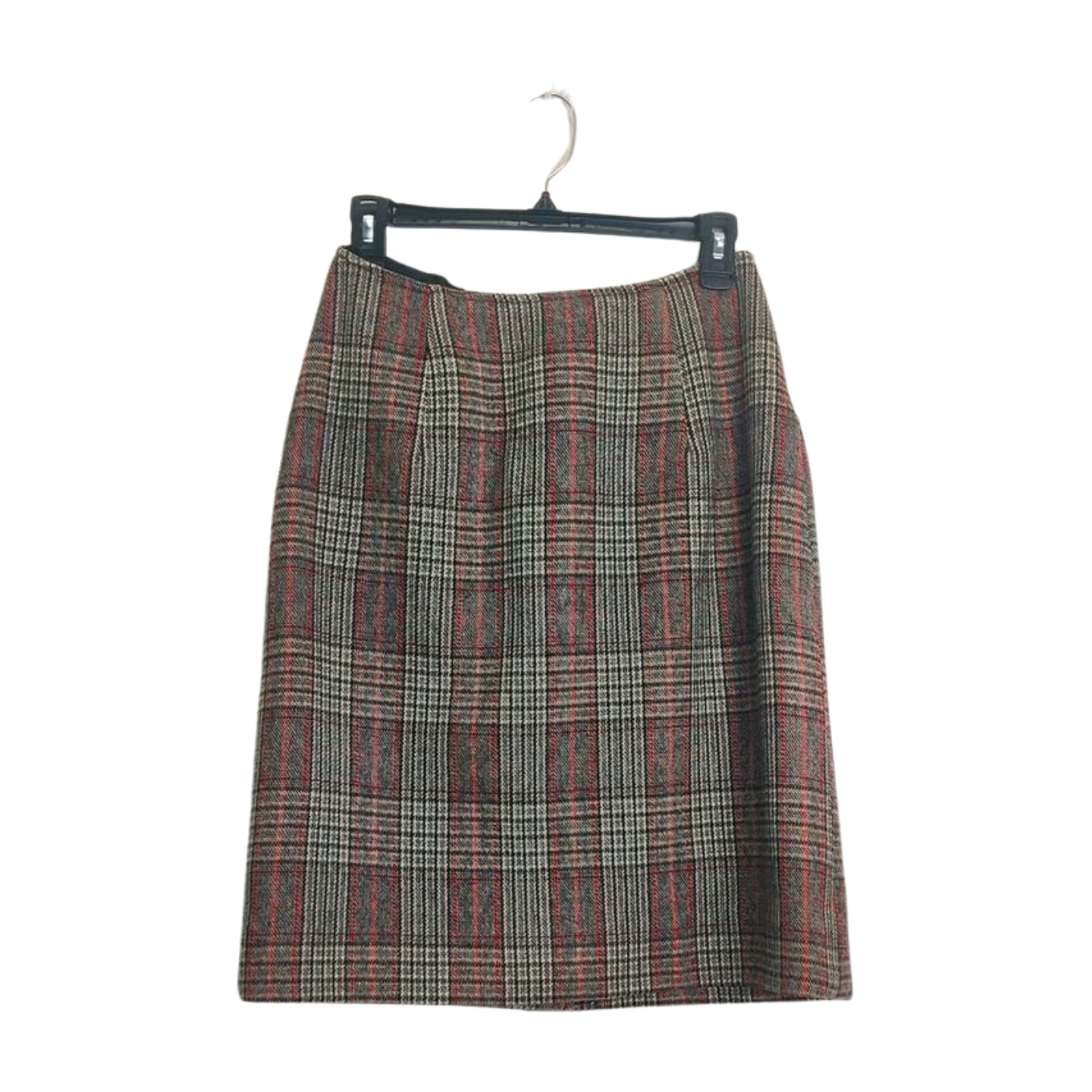 Vintage Chequered Wool Skirt