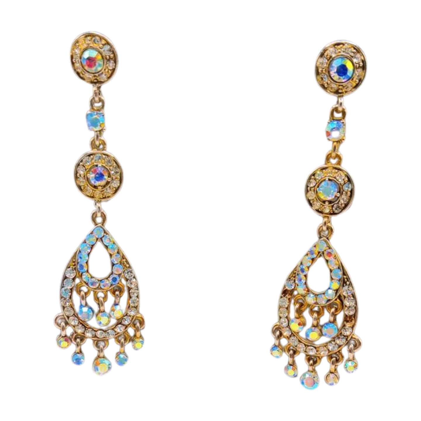 Ethereal Glow Chandelier Earrings