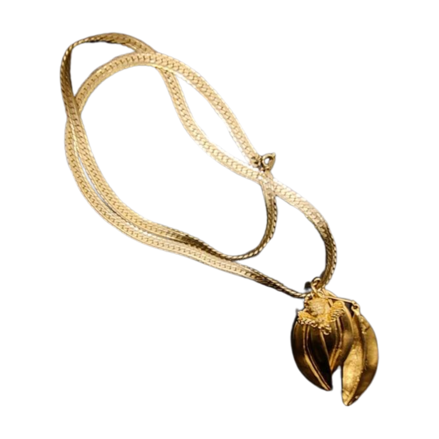 Gold-Tone Bee Pendant Necklace