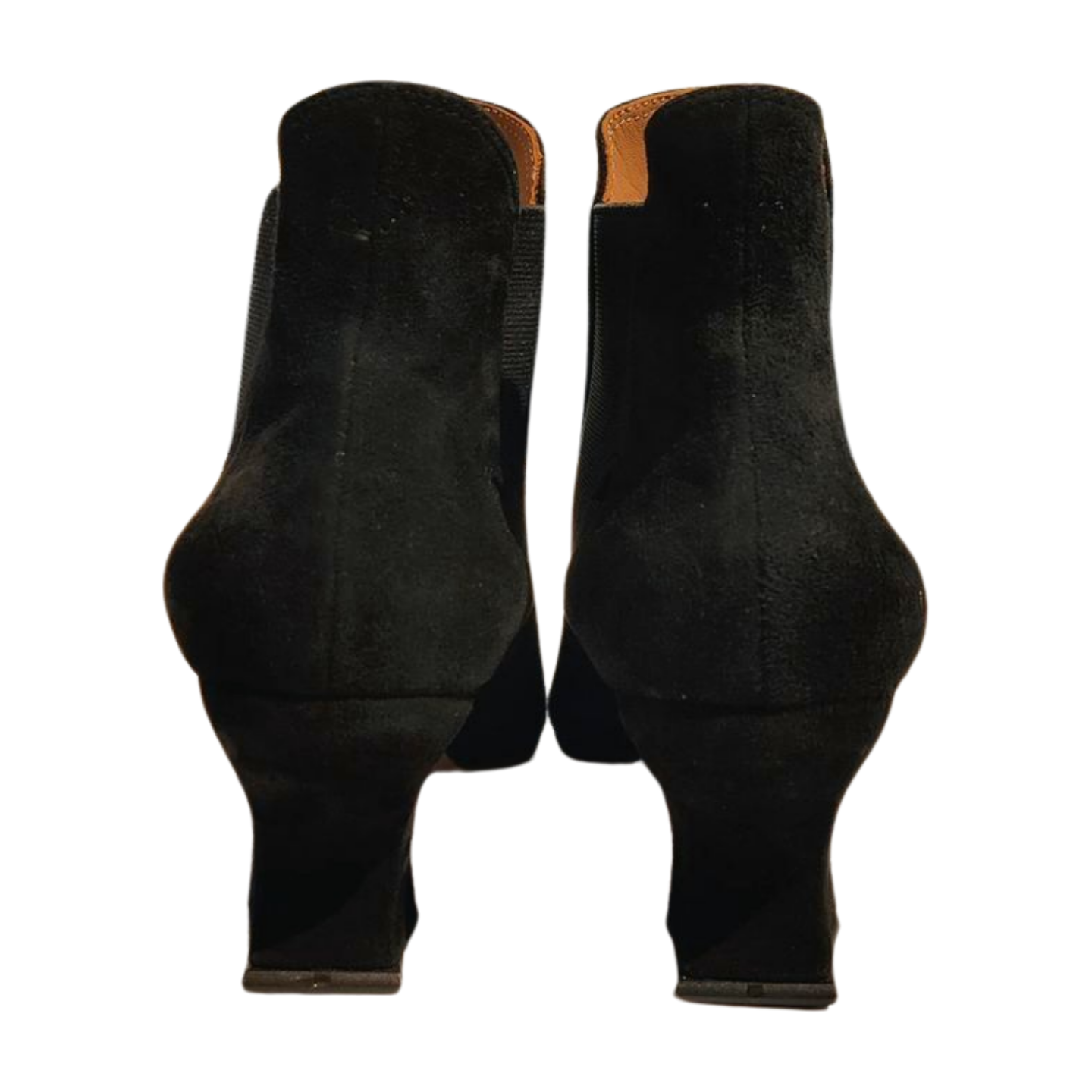 John Fluevog Black Suede Shoes